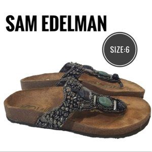 Sam edelman Rhinestone Sandals Leather, size